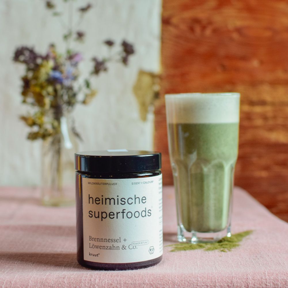 Kruut Heimische Superfoods  Wildkräuterpulver