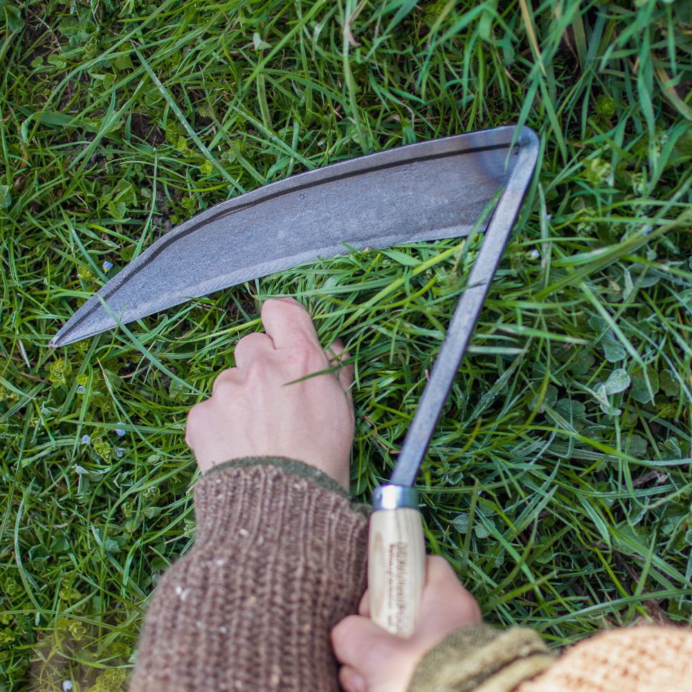 Sensensichel mit Eschengriff