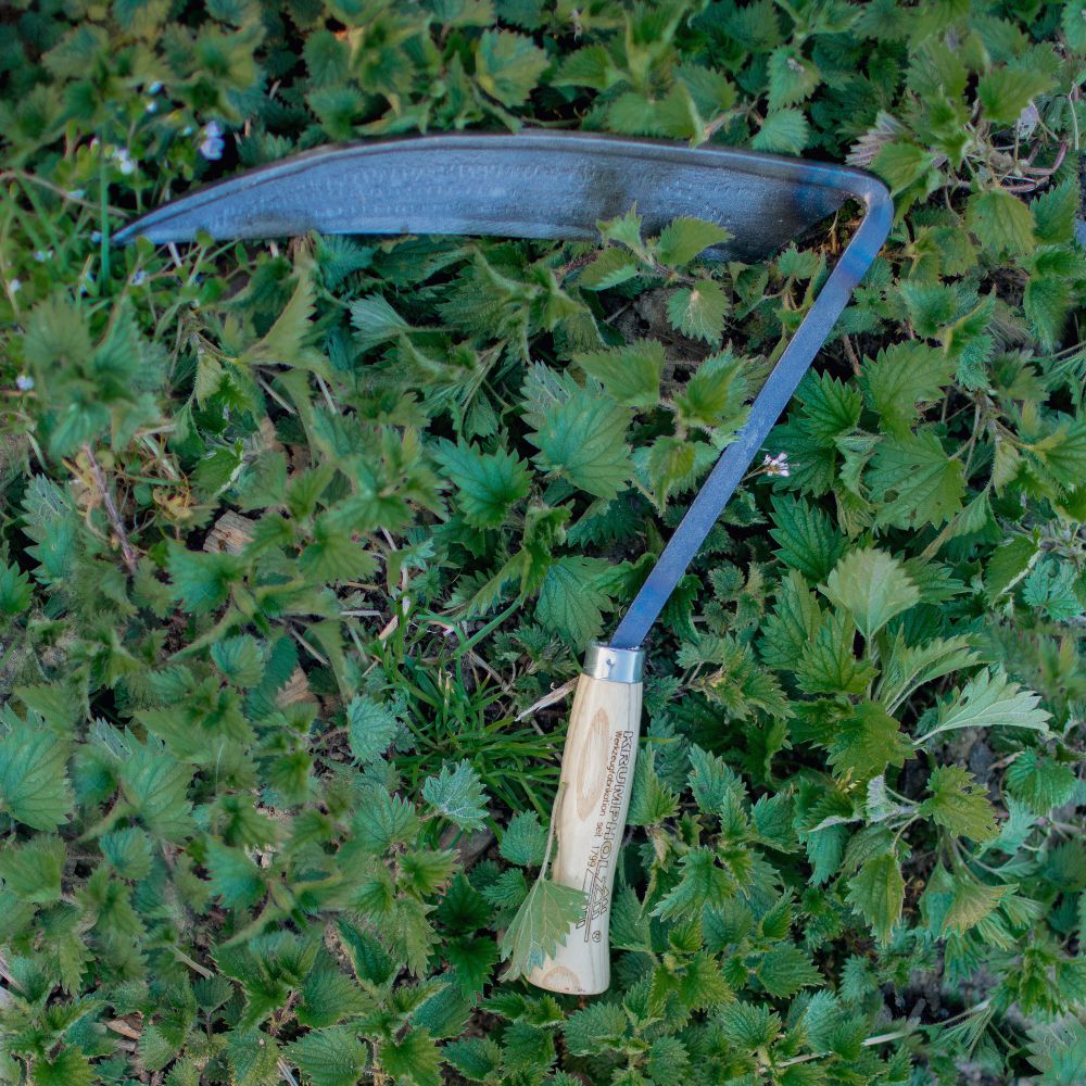 Sensensichel mit Eschengriff