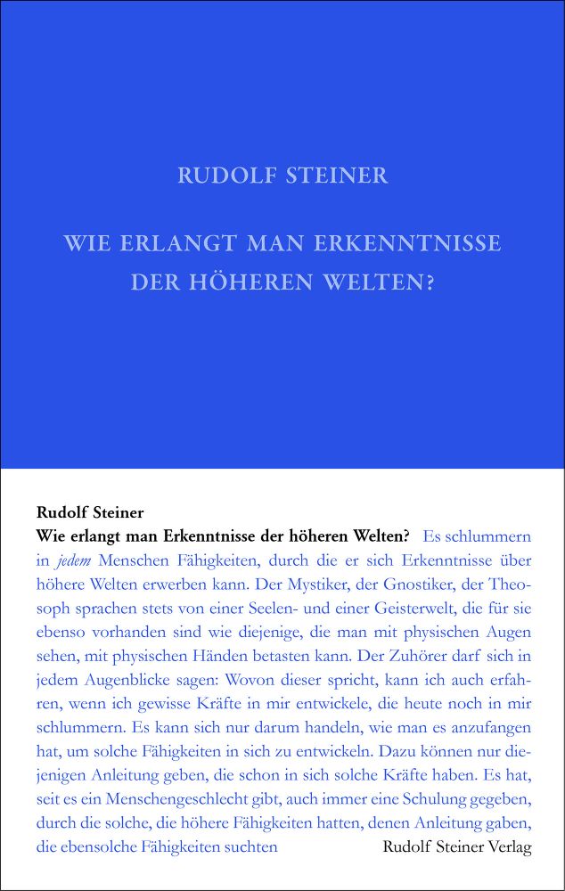 Wie erlangt man Erkenntnisse der höheren Welten?