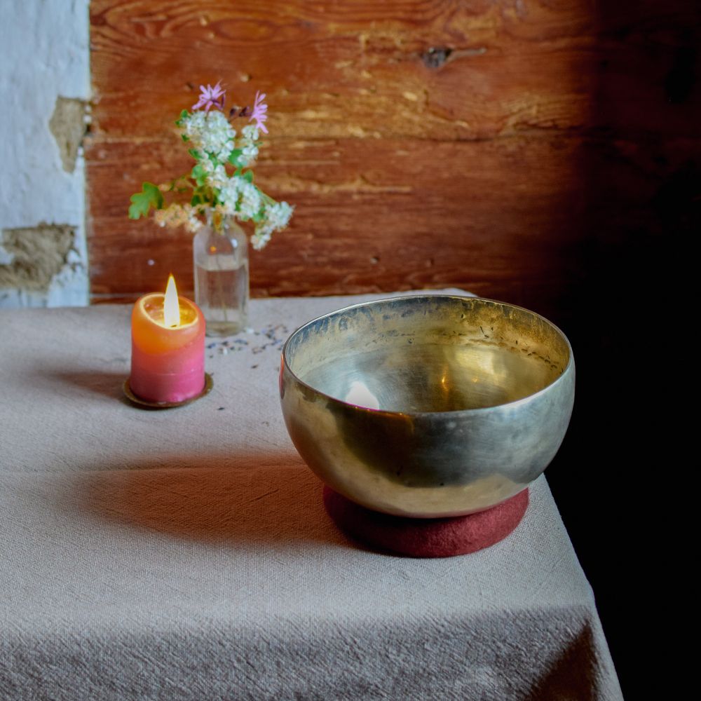 Klangschale gehämmert