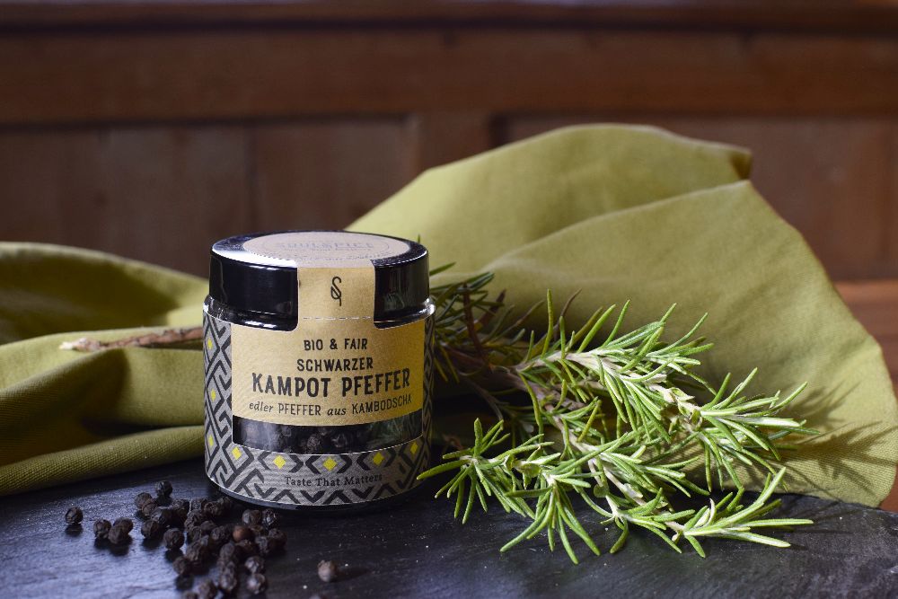 Kampot Pfeffer schwarz ganz Soul & Spice