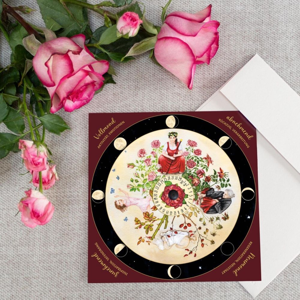 Zykluskalender und Mondkalender