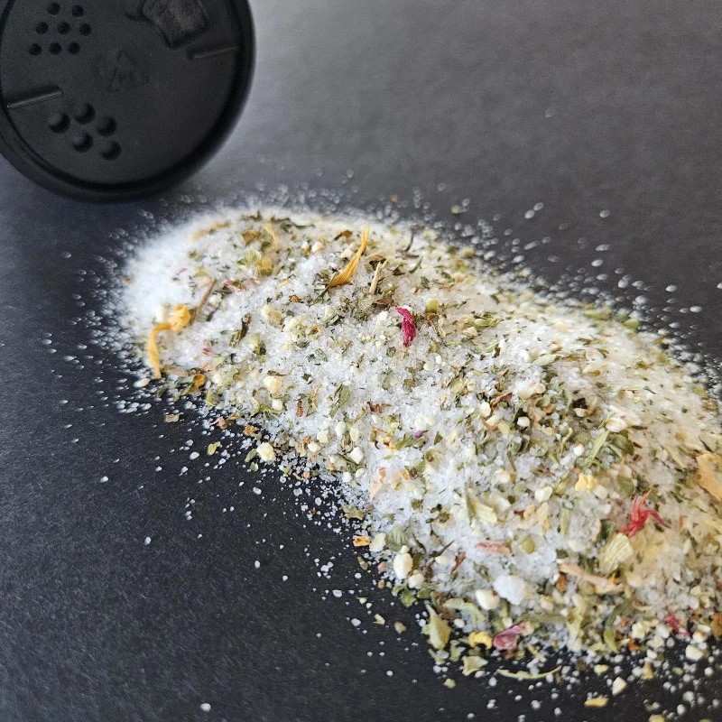 Albknoblauch Kräuter Knoblauch Salz