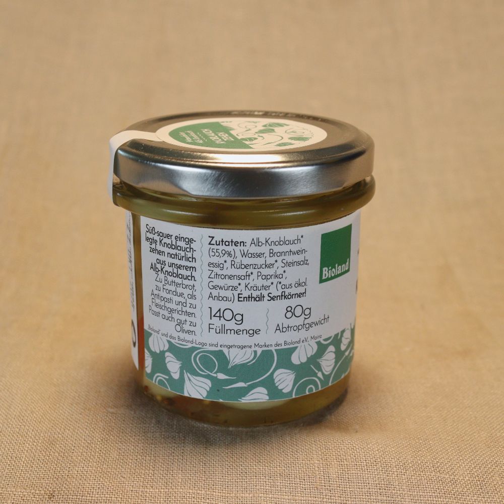 Eingelegte Knoblauch Zehen