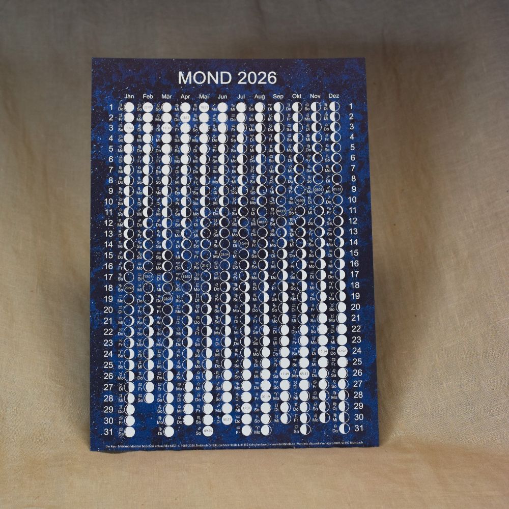 Mondkalender 2026 DIN A4
