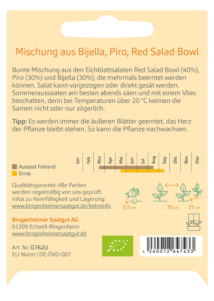 Pflücksalatmischung 'Variation'