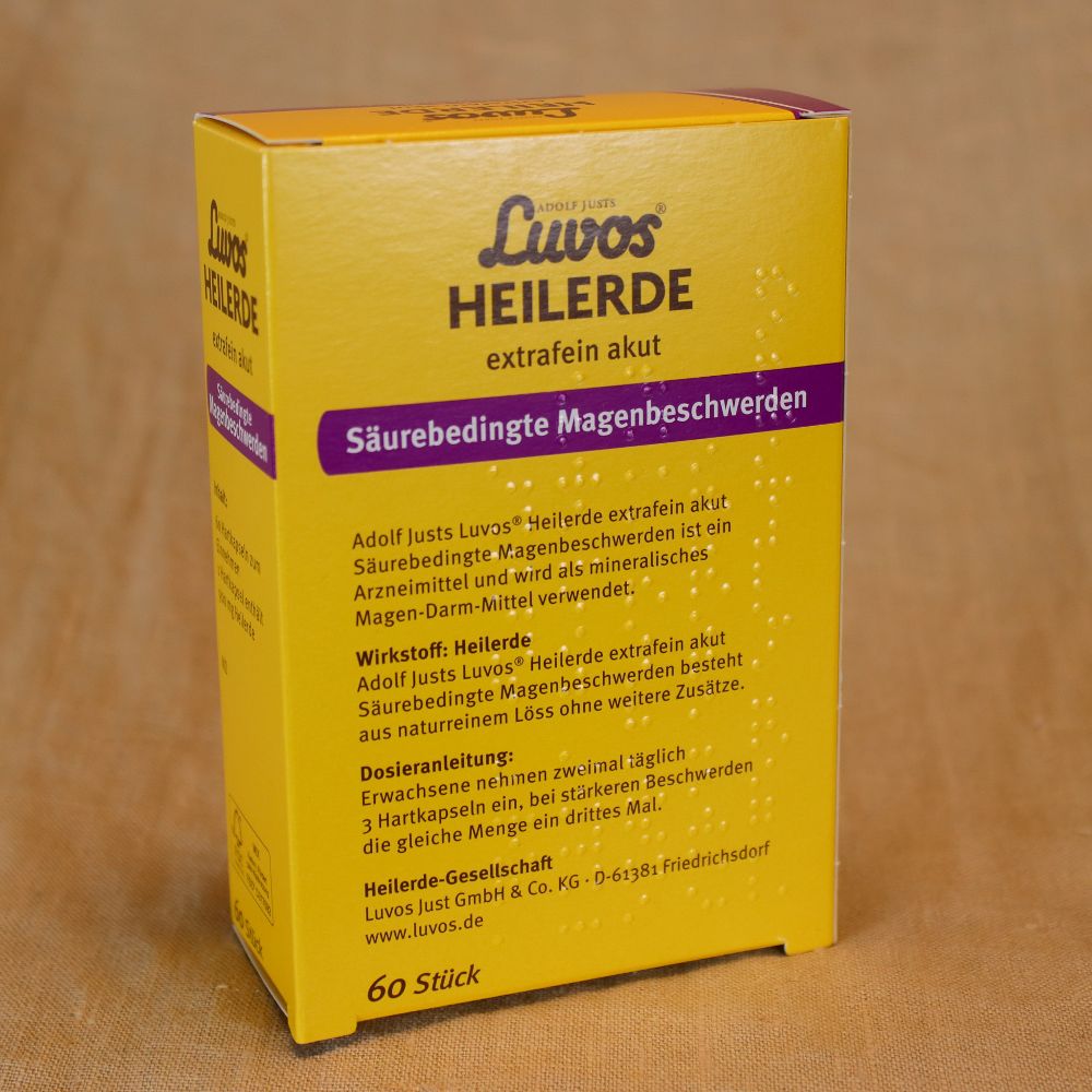 Luvos Heilerde extrafein akut 60 Kapseln