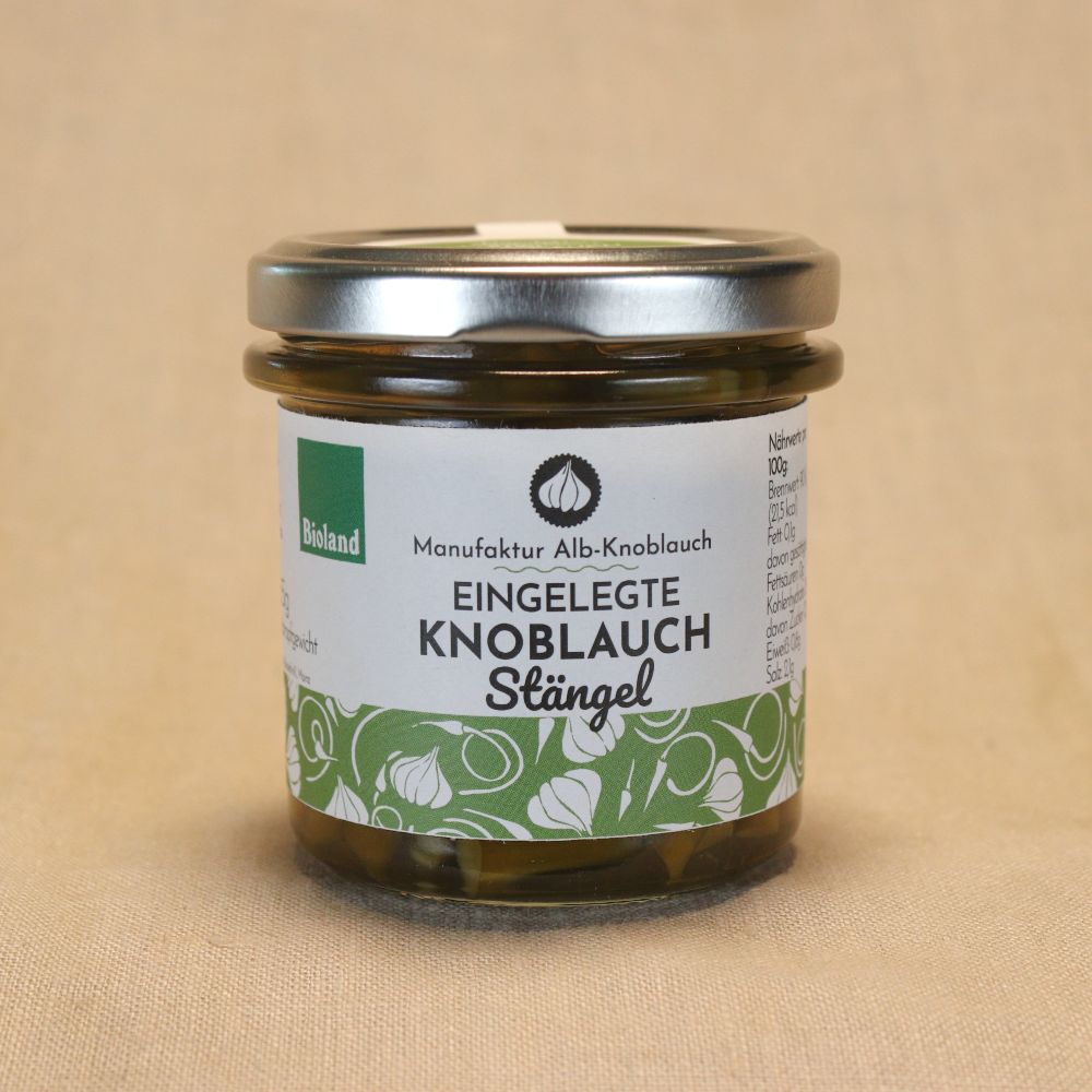 Eingelegte Knoblauch Stängel