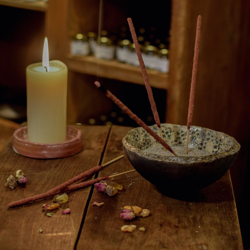 Ritual Räucherstäbchen Rosenweihrauch