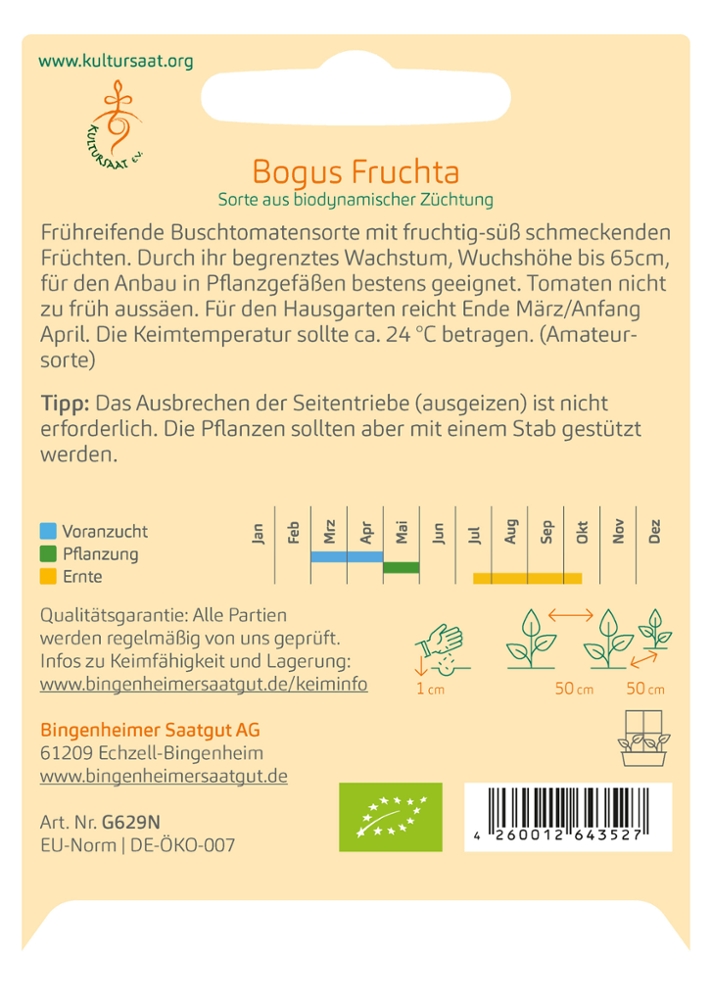Rote Balkontomate 'Bogus Fruchta' Rote Balkontomate 'Bogus Fruchta'