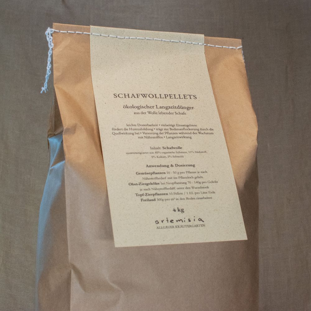 Schafwollpellets