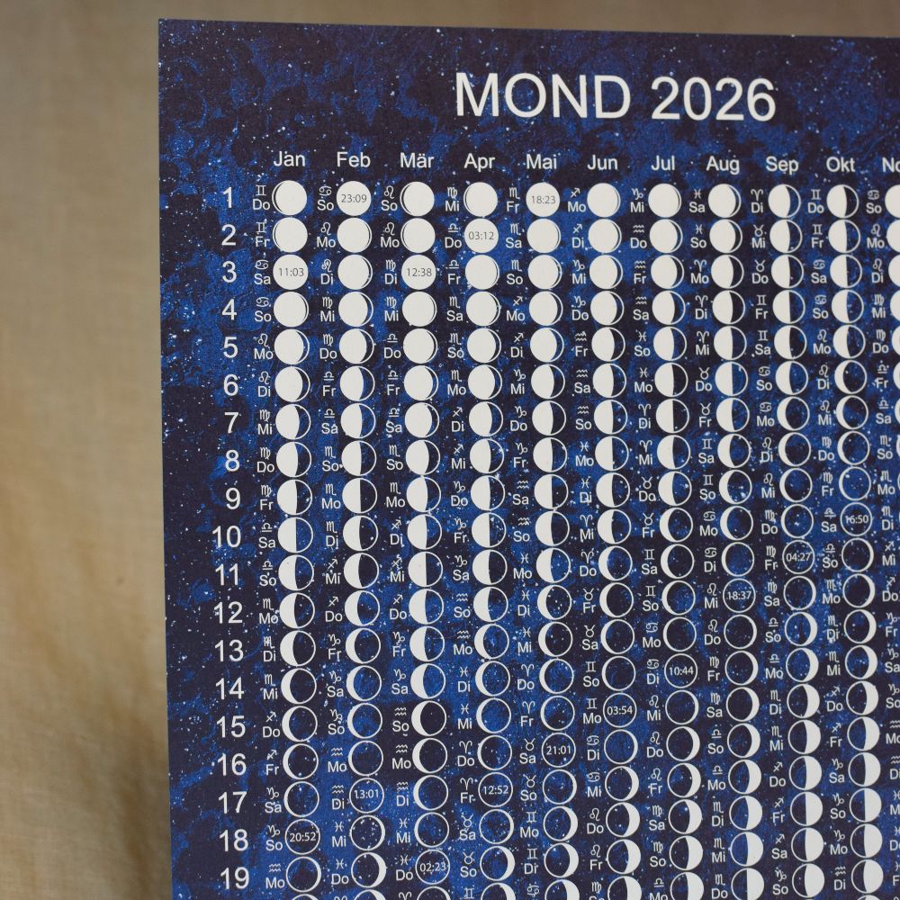 Mondkalender 2026 DIN A4