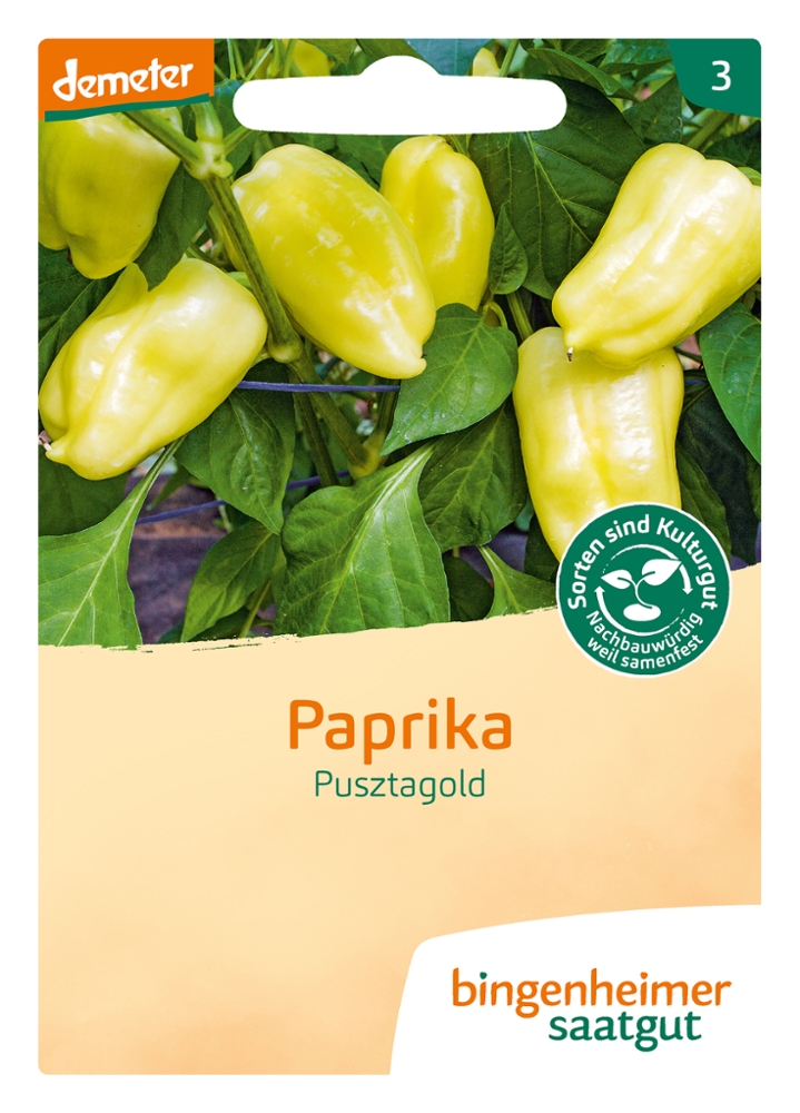 Gelbe Paprika 'Pusztagold'