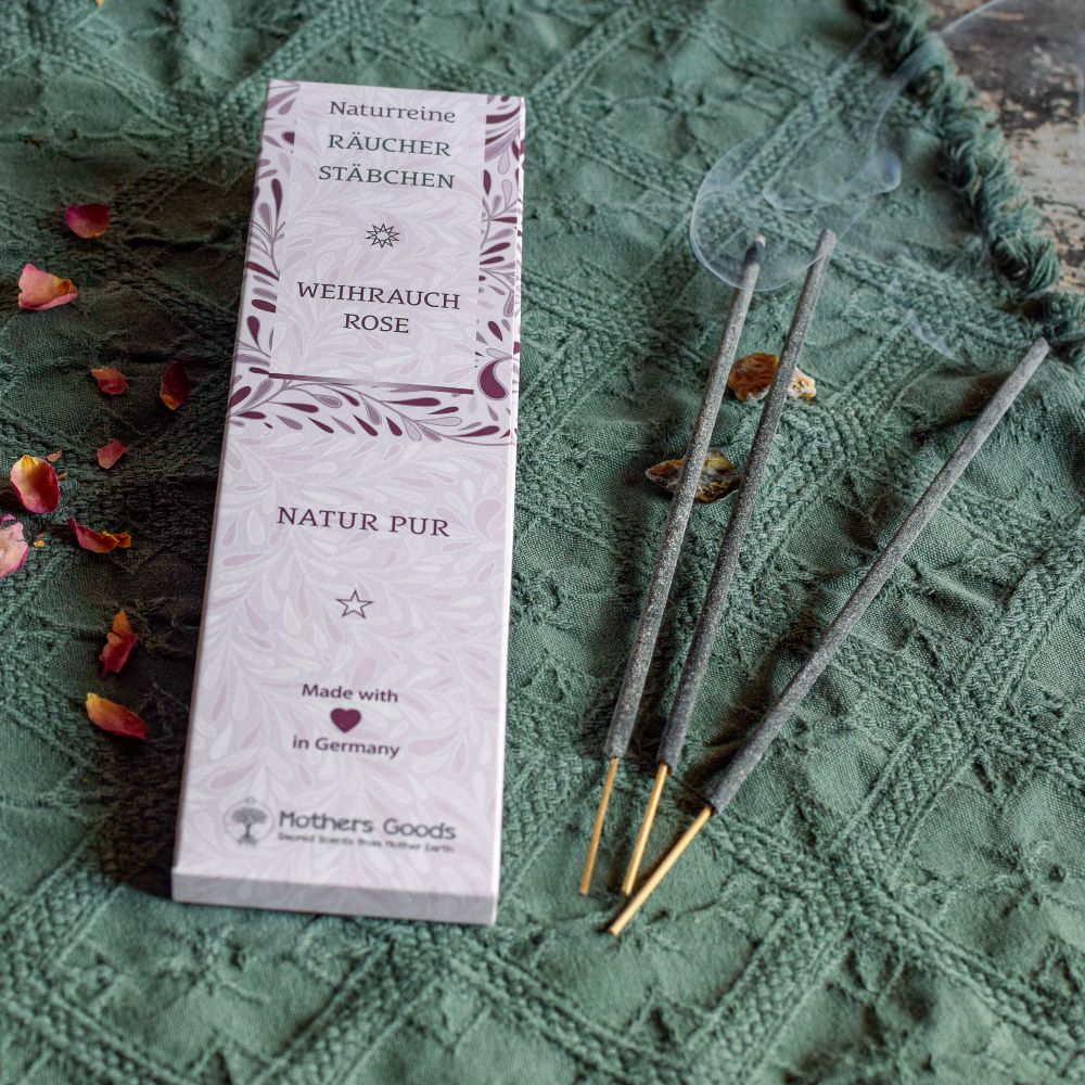 Räucherstäbchen Weihrauch & Rose