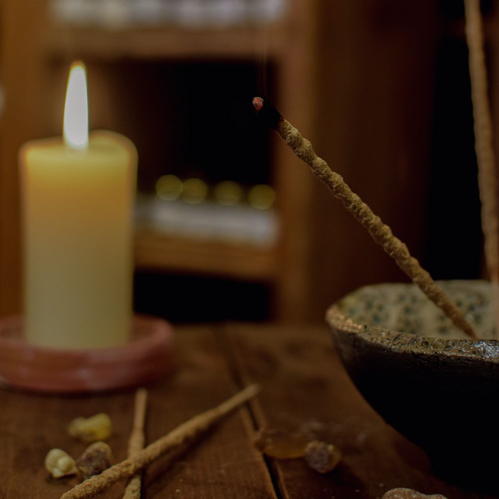 Ritual Räucherstäbchen Weißer Weihrauch