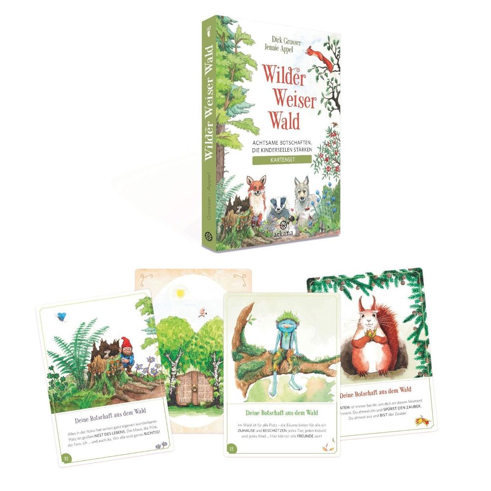Wilder Weiser Wald - Kartenset