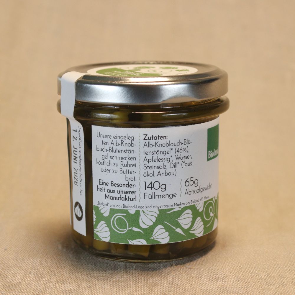 Eingelegte Knoblauch Stängel