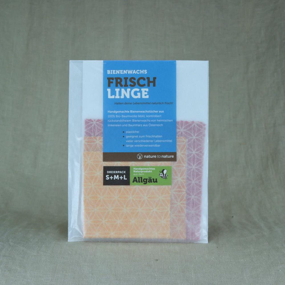 Bienenwachstücher 3er-Pack
