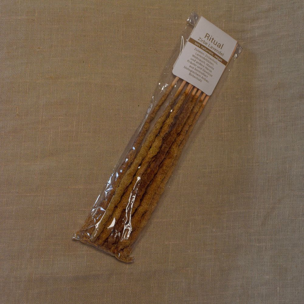Ritual Räucherstäbchen Zirbe Lavendel