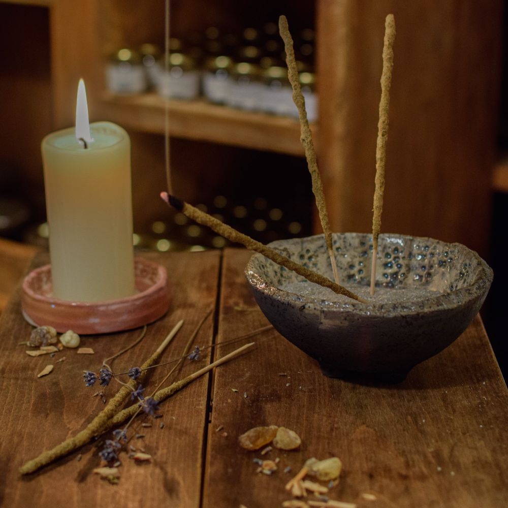 Ritual Räucherstäbchen Zirbe Lavendel