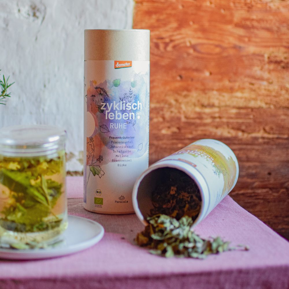 Zyklus Duo: Frauenkräutertee 'Kraft' und 'Ruhe'