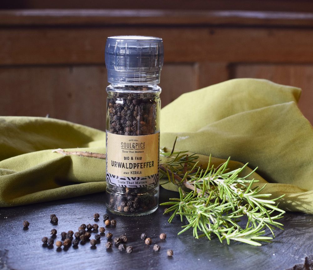Pfeffermühle klein Urwaldpfeffer Soul & Spice