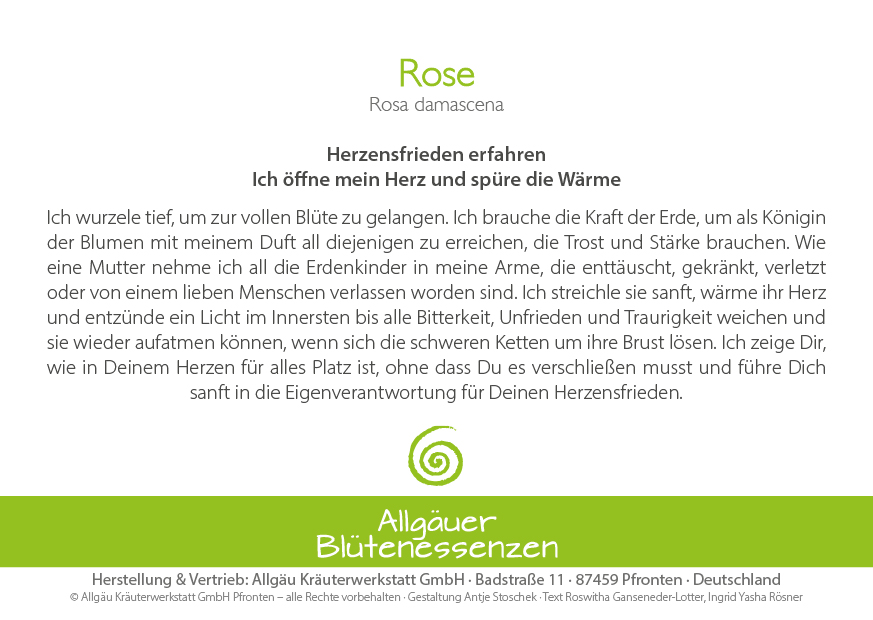 Rose - Blütenessenz