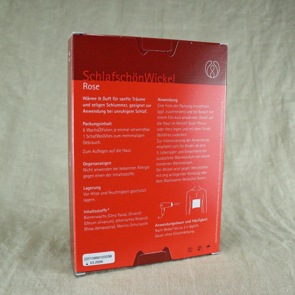Schlafschön Wickel Rose