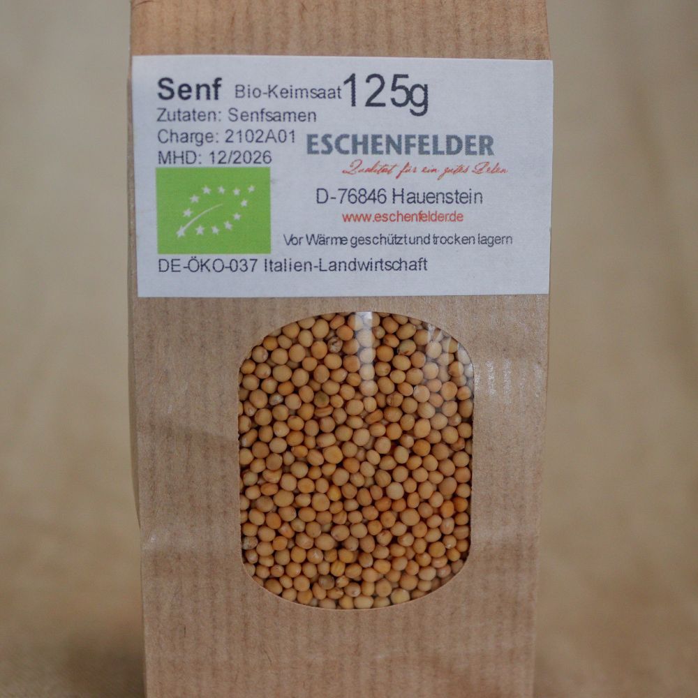 Senf Bio Keimsaat