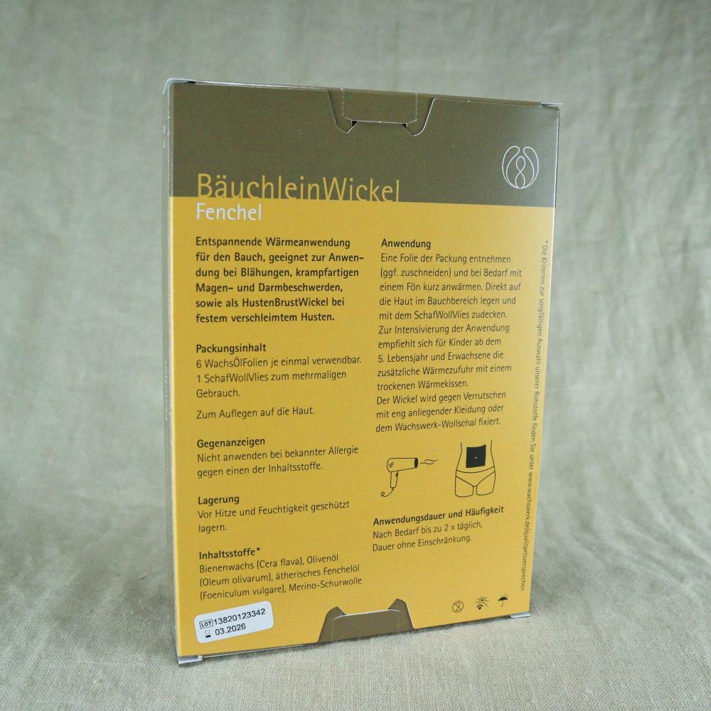 Bäuchlein Wickel Fenchel