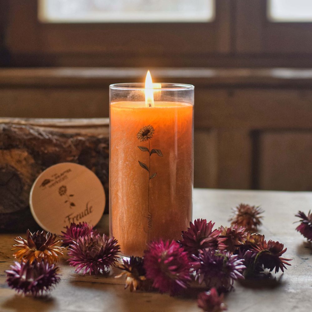 Freude - Heilkräuter-Kerze im Glas