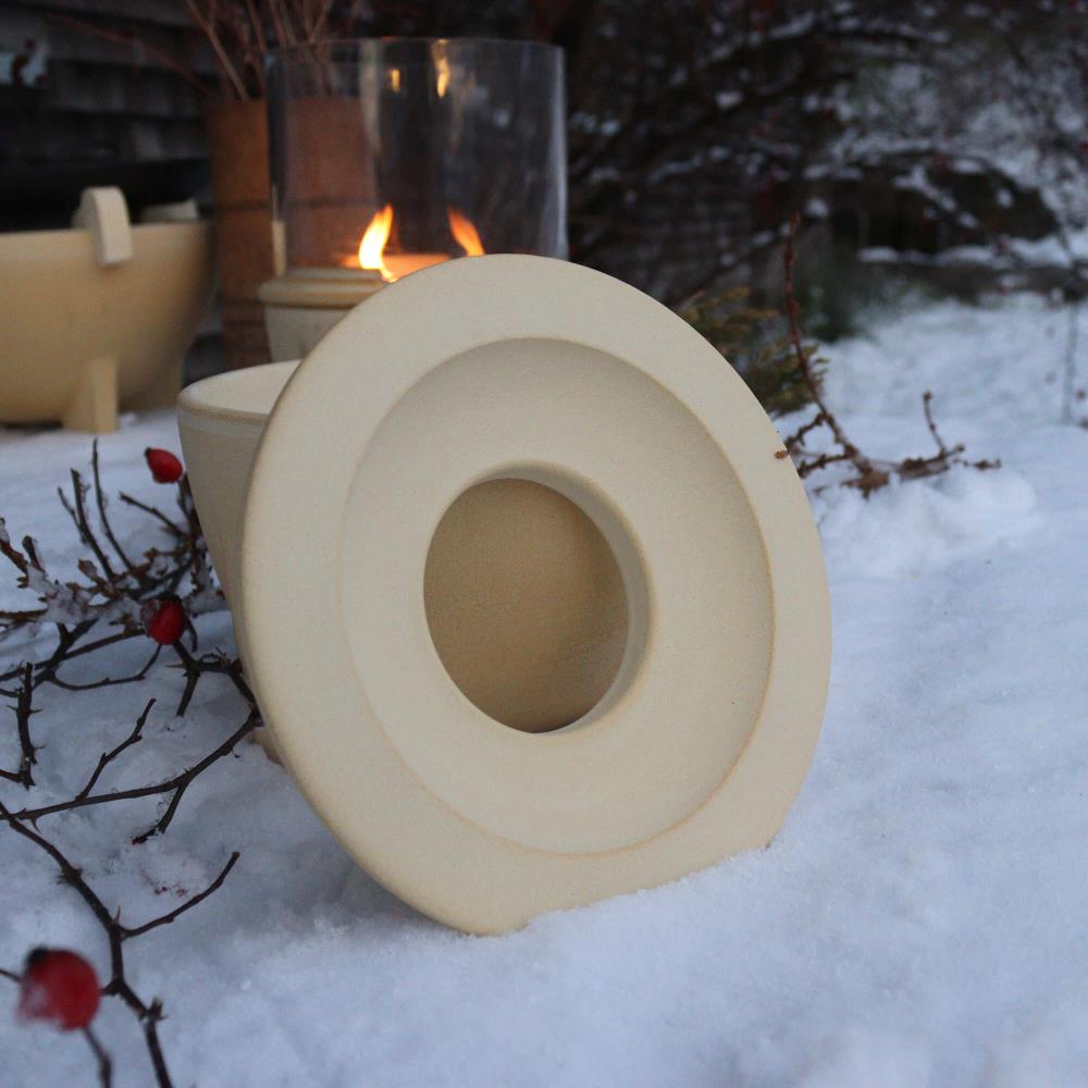 Winterhaube für Schmelzfeuer Garten