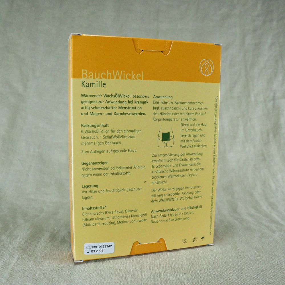 Bauch Wickel Kamille
